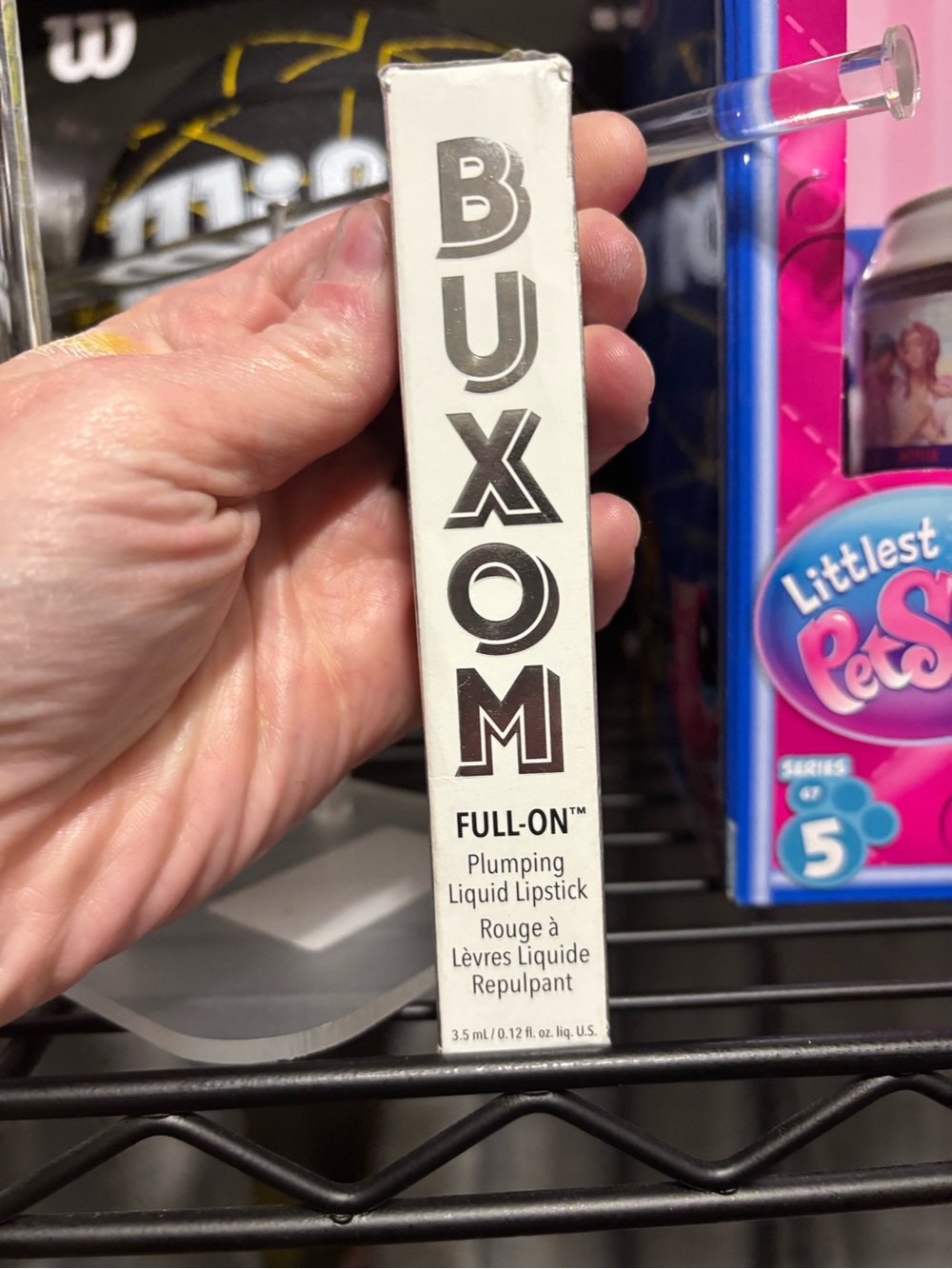 Buxom Full-On Plumping Liquid Lipstick in Pink with White Box